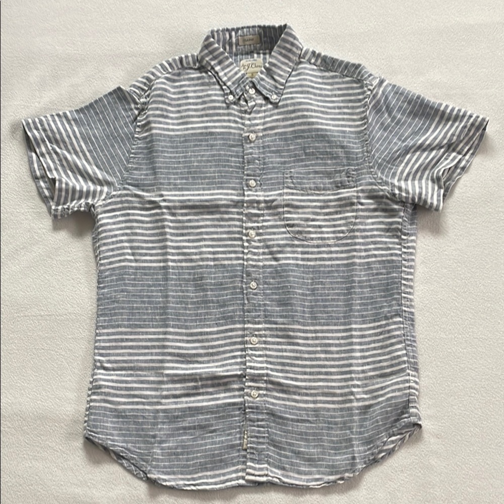 J. Crew - Baird McNutt Irish Linen Shirt - Small - Classic Fit